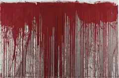 Hermann Nitsch, Untitled, 2005, acrylic on jute