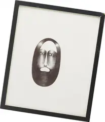 Barry McGee, Untitled, 2005, ballpoint pen on paper in artist's frame with motor