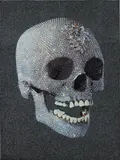 For the love of God, laugh by Damien Hirst, 2007, screenprint with diamond dust, offered Apr 2016
