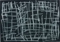 Untitled by Günther Förg, 1996, oilstick on paper, sold Apr 2016