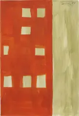 Untitled by Günther Förg, 1989, gouache on paper, sold Apr 2016