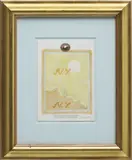 Martin Kippenberger, A Man and His Golden Arm (Frank Sinatra Series), 1994, coloured pencil on paper
