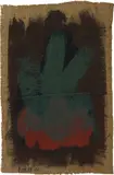 Salvatore Emblema, Untitled, 1982, mixed media on burlap