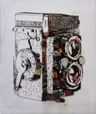 Vik Muniz, Rolleiflex (from Pictures of Junk series)