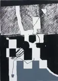 Antoine Puisais, Alphabet, 2013, acrylic on engraved panel