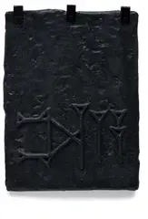 Nathan Mabry, Mud Flap (Whatever), 2007, rubber and metal
