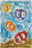 André Butzer, Untitled (F.S.-Kinder), 2007, oil on canvas