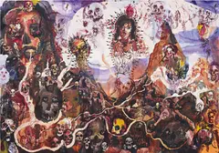 Brad Kahlhamer, Teeth, 2004-2005, oil on canvas