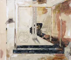 Bogdan Vlăduță, Ladder, 2013, oil on canvas