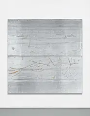 Rudolf Stingel, Untitled (Topolino), 2002, Celotex insulation board, wood and aluminum