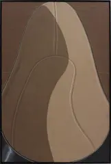 Domenico Gnoli, Inside of Lady's Shoe, 1969, acrylic and sand on canvas