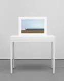 John Gerrard, Sow Farm (Near Libbey, Oklahoma), 2009, realtime 3D software, custom made monitor
