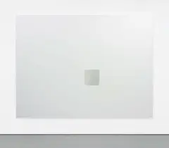 Lee Ufan, Correspondance, 2003, oil on canvas