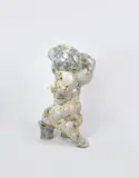 Yeesookyung, Translated Vase, 2010, ceramic trash, epoxy, 24 karat gold leaf