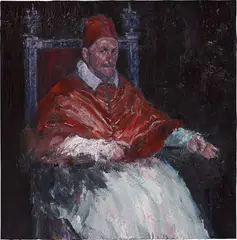 Pope Innocent X no. 4 by Yan Pei-ming, 2013, oil on canvas, offered Jun 2016
