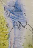 Sigmar Polke, Untitled, 1973, ink, acrylic, and watercolour on paper