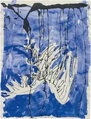 Junge Susanne by Georg Baselitz, 2010, pen, watercolour and ink on paper, sold Jun 2016