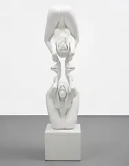 Endless Column (Micro Cosmos) by Marc Quinn, 2008, painted bronze, offered Jun 2016