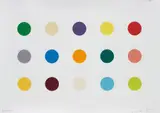 Damien Hirst, Haloprogin, 2011, coloured pencil on paper