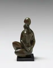 Sentada Manos Cruzadas by Baltasar Lobo, n.d., bronze, offered Jun 2016