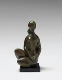 Baltasar Lobo, Sentada Manos Cruzadas, n.d., bronze