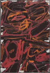 Idéoplasme I by Jean Dubuffet, 1984, acrylic on paper mounted on canvas, offered Jun 2016