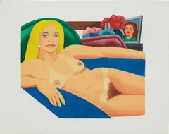 Tom Wesselmann, Final study for Kate nude, 1977, oil on canvas