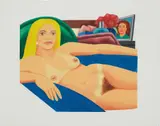 Tom Wesselmann, Final study for Kate nude, 1977, oil on canvas