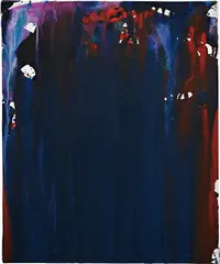 Untitled by Sam Francis, c. 1983, acrylic on canvas, sold Jun 2016