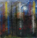 Stanley Donwood, Poor End, 2013, acrylic on canvas