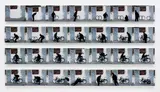 Robin Rhode, Motorbike, 2001, colour coupler print on aluminium, in 28 parts