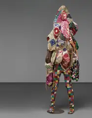 Nick Cave, Soundsuit_NC09.073, 2009, textile, mixed media, on artist's stand