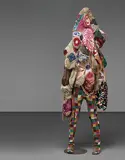 Nick Cave, Soundsuit_NC09.073, 2009, textile, mixed media, on artist's stand