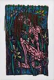 Robert Combas, Femme Fleur, n.d., acrylic on canvas