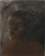 Cave by Lynette Yiadom Boakye, 2007, oil on canvas, sold Jun 2016