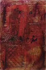 R Charm by JPW3, 2014, wax and ink on canvas, sold Jun 2016