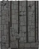 Marianne Vitale, Shingle Painting 8, 2013, tar shingles and liquid nails on canvas