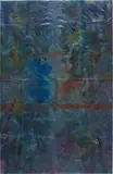 Liam Everett, Untitled, 2013, ink, acrylic, alcohol, discharger and salt on silk