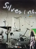 Albert Oehlen and Jonathan Meese, Silver Inc., 2003, collage, spray paint, inkjet on paper laid on board