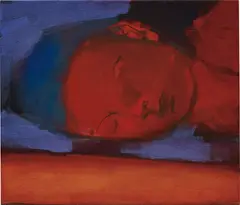 Head by Leiko Ikemura, 2008, oil on canvas, sold Jun 2016