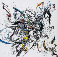 Katrin Fridriks, Mothernature N56, 2011, acrylic on canvas