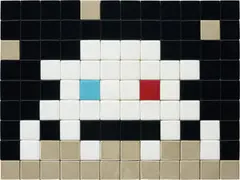 ALIAS MIA_53 by Invader, 2012, ceramic tiles on plastic, sold Jun 2016