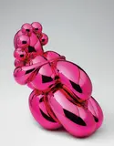 Jeff Koons, Dom Pérignon Balloon Venus (Magenta), 2013, Lacquered polyurethane resin in two parts, with Dom Pérignon Rosé Vintage 2003, and maintenance kit,
