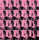 Andy Warhol, 20 Pink Mao's, 1979, synthetic polymer and silkscreen ink on canvas