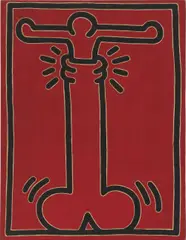 Untitled by Keith Haring, 1988, acrylic on canvas, offered Oct 2016