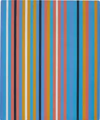 KA 2 by Bridget Riley, 1980, oil on linen, sold Oct 2016
