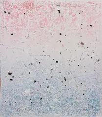 Kadar Brock, Untitled, 2012, oil, acrylic, flashe, spray paint, house paint on canvas
