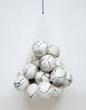 Mark Bradford, Soccer Ball Bag 1