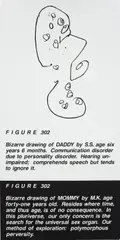 Mike Kelley, Rewrite, 1995, enamel on wood, in two parts
