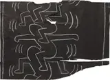 Keith Haring, Totem, 1985, chalk on paper